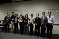 A group photo of our School members including Prof. Michael S.C. Tam (4th from left), Prof. Ko Wing-hung (3rd from right), Prof. Yung Wing-ho (1st from right) with other guests joining the Symposium.